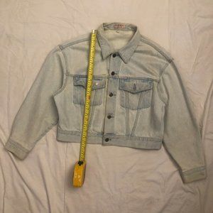 Vintage Guess Jeans Light Wash Denim Jacket Large